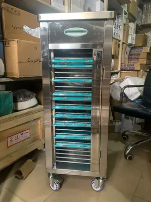 Single Medical Record Trolley