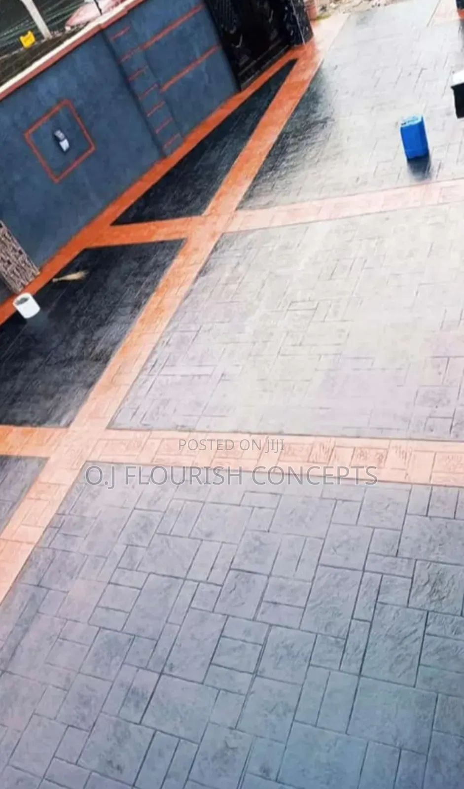Distinctive Stamped Concrete Flooring
