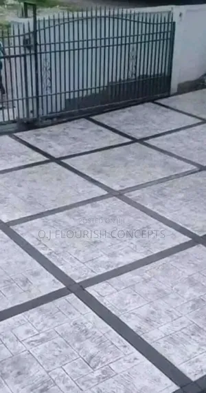 Historic Stamped Concrete Flooring