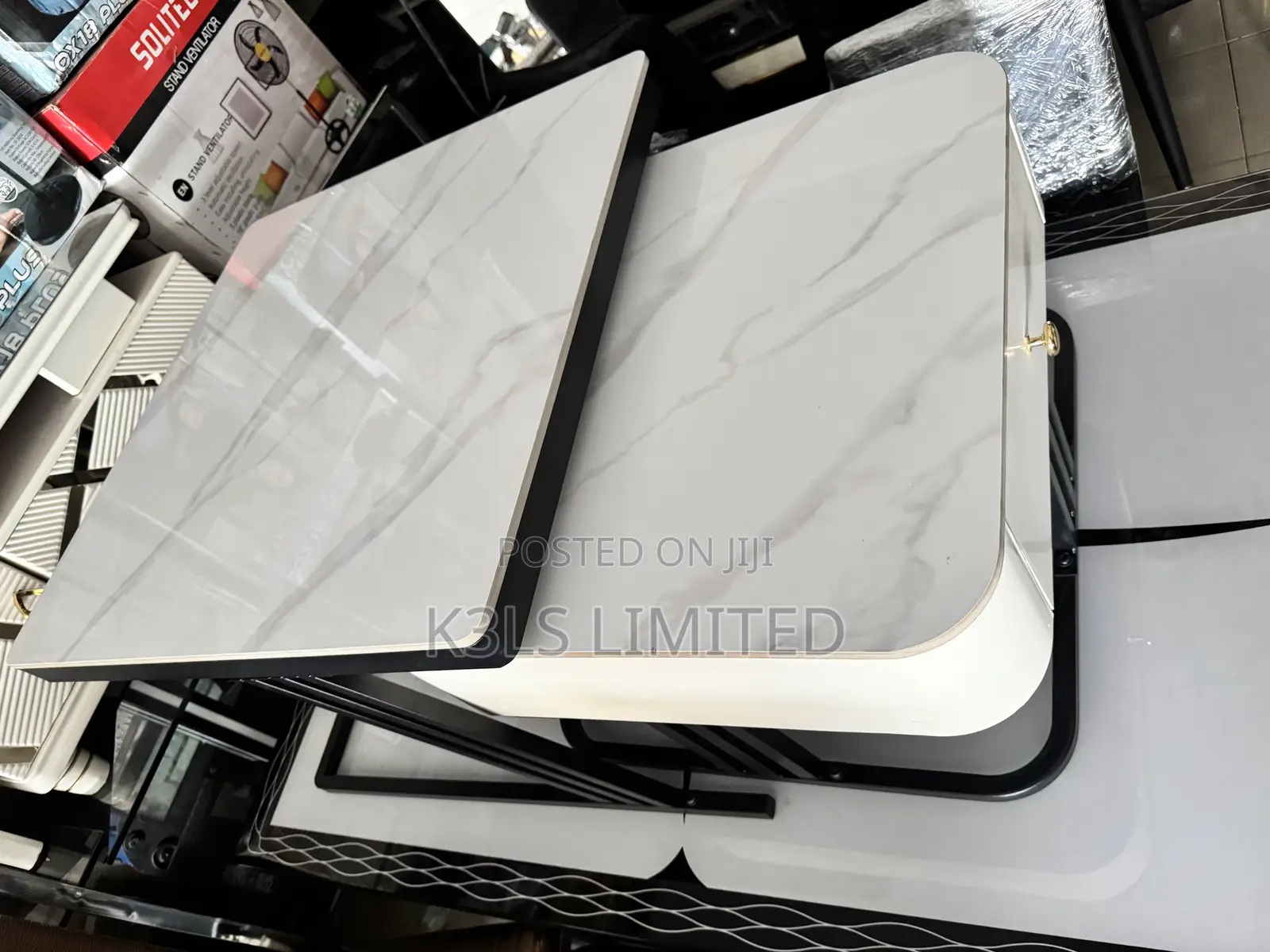 Royal Marble Top Extendable Center Table