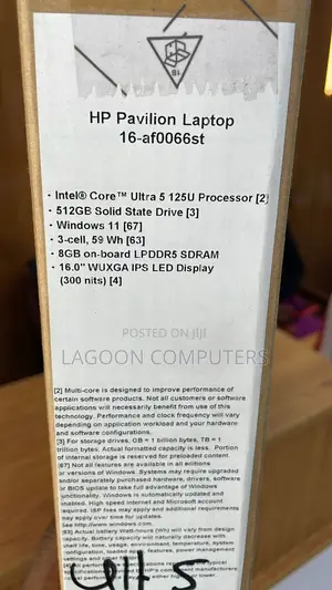 Photo - New Laptop HP Pavilion 15 8GB Intel Core Ultra 5 SSD 512GB