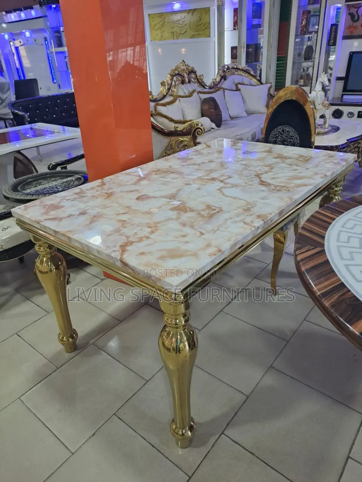 Luxury Marble Top Dining Table