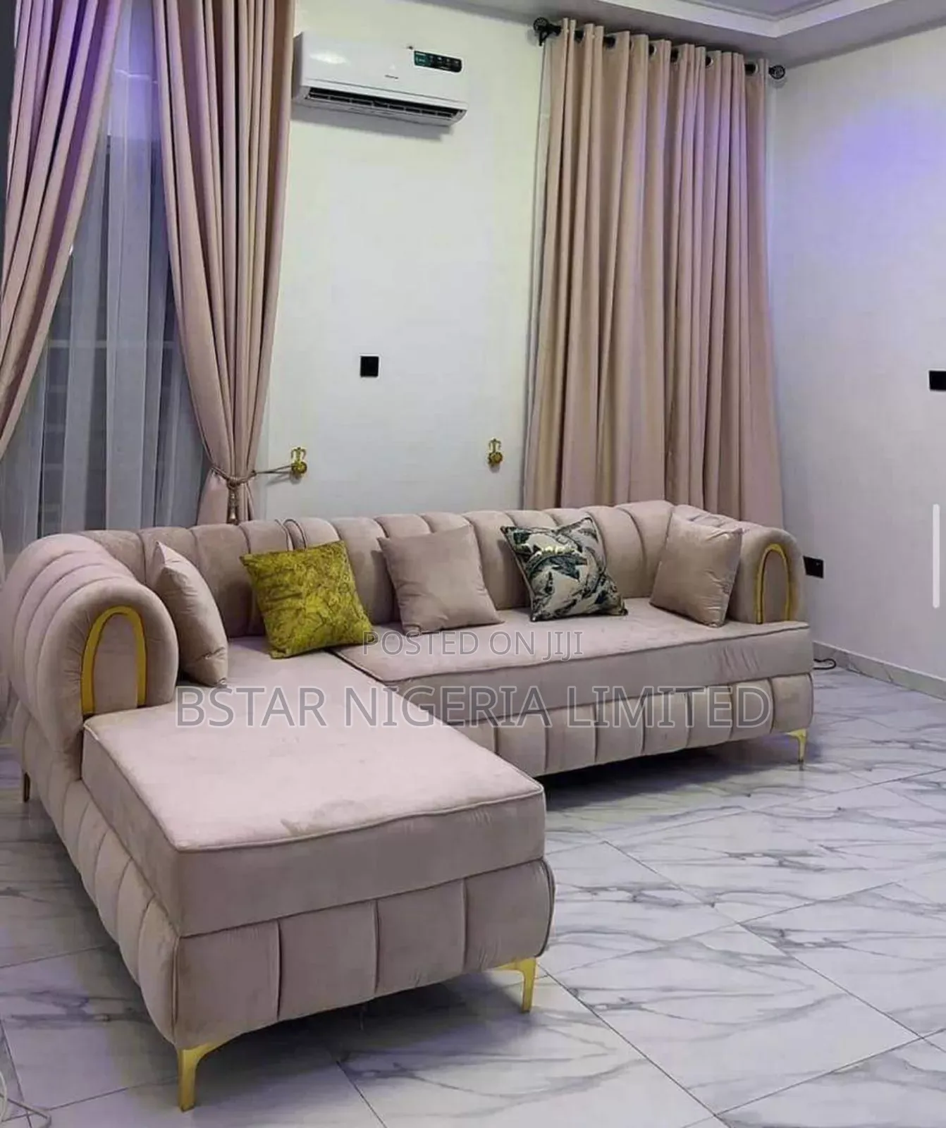Modern Elegance Velvet Sectional