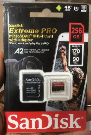 Sandisk 256gb Extreme Pro A2 Microsdxc Uhs-I Memory Card