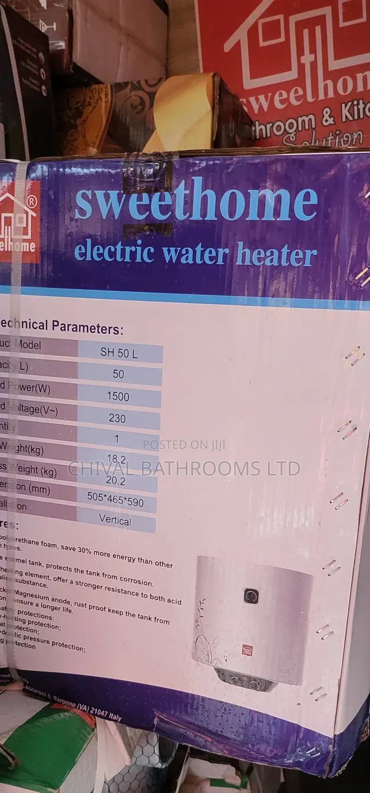 Sweethome 50lt Water Heater