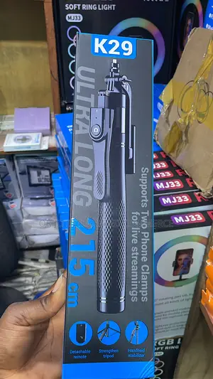 L29 Tripod Stand /Selfie Stick With Remote 7ft Tall