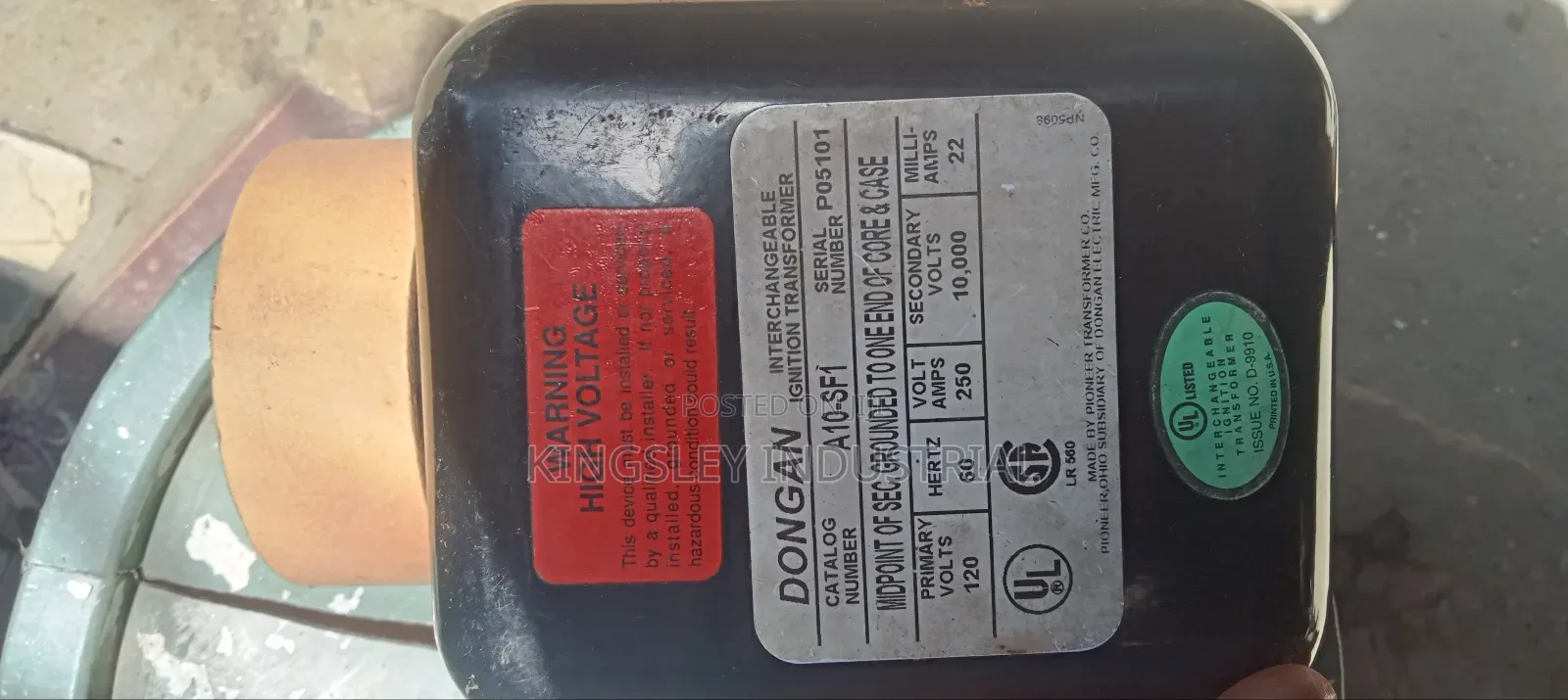 Burner Ignition Transformer Double Spark Sv-10000