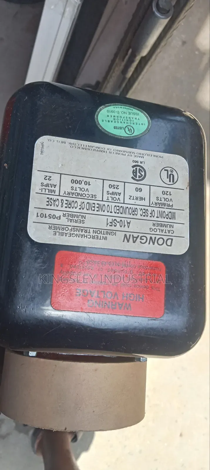 Burner Ignition Transformer Double Spark Sv-10000