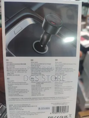 Wiwu Starship Usb a + 2 Usb C Fast Car Charger 200w