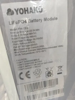 Yohako Lithium Battery 23.5kwh