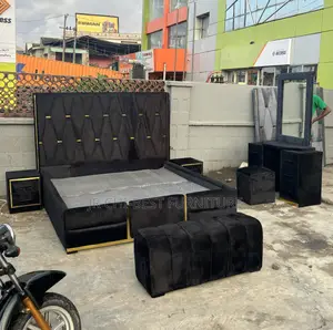 Well-Made Quality Upholstery Padded HDF 6 by 6 Bed Frame