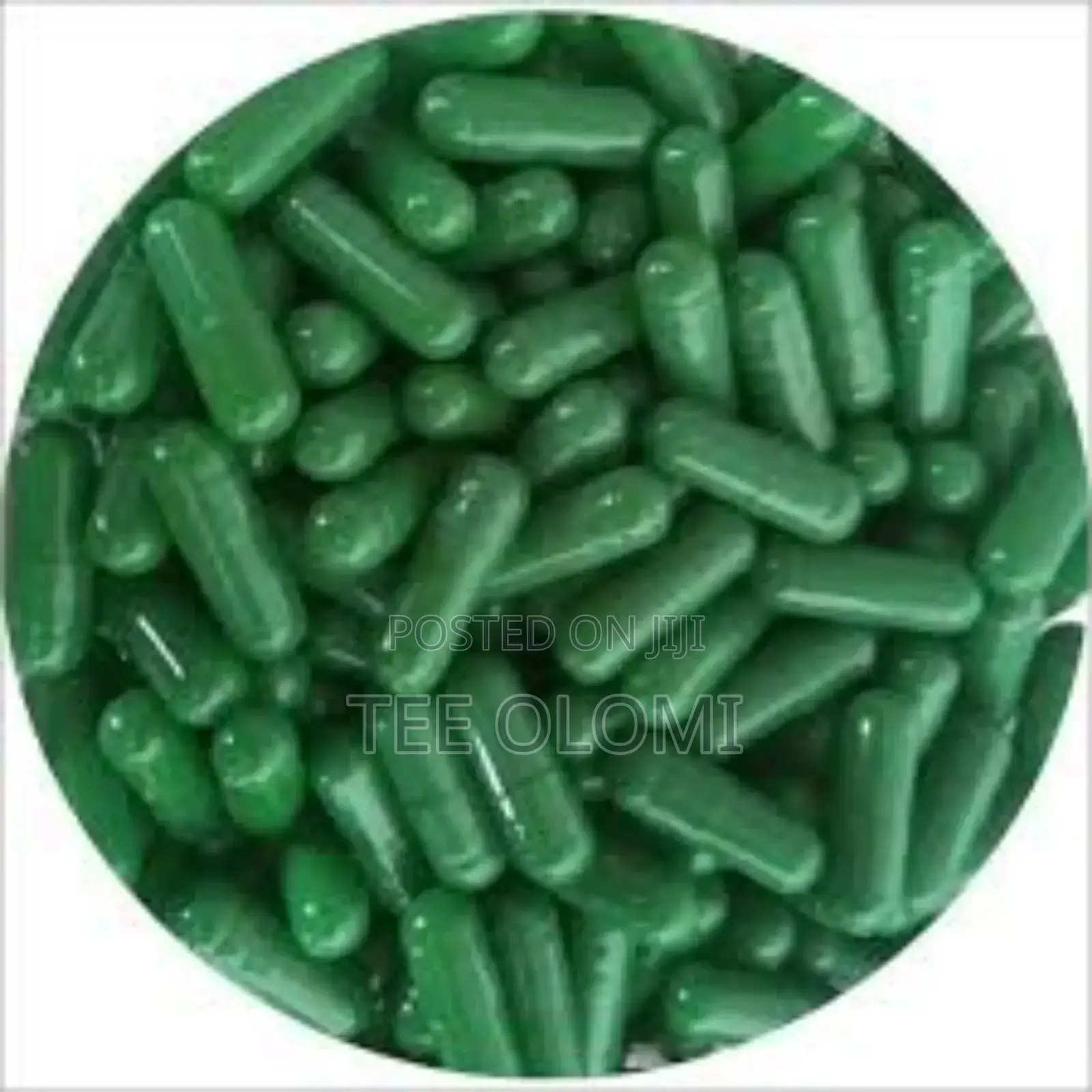 Empty Gelatin Capsules/Dark Green/Size 0/1,000 PC's