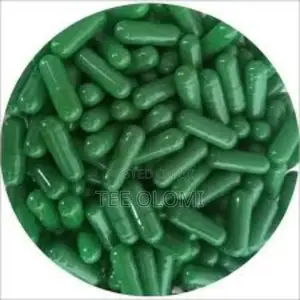 Empty Gelatin Capsules/Dark Green/Size 0/1,000 PC's