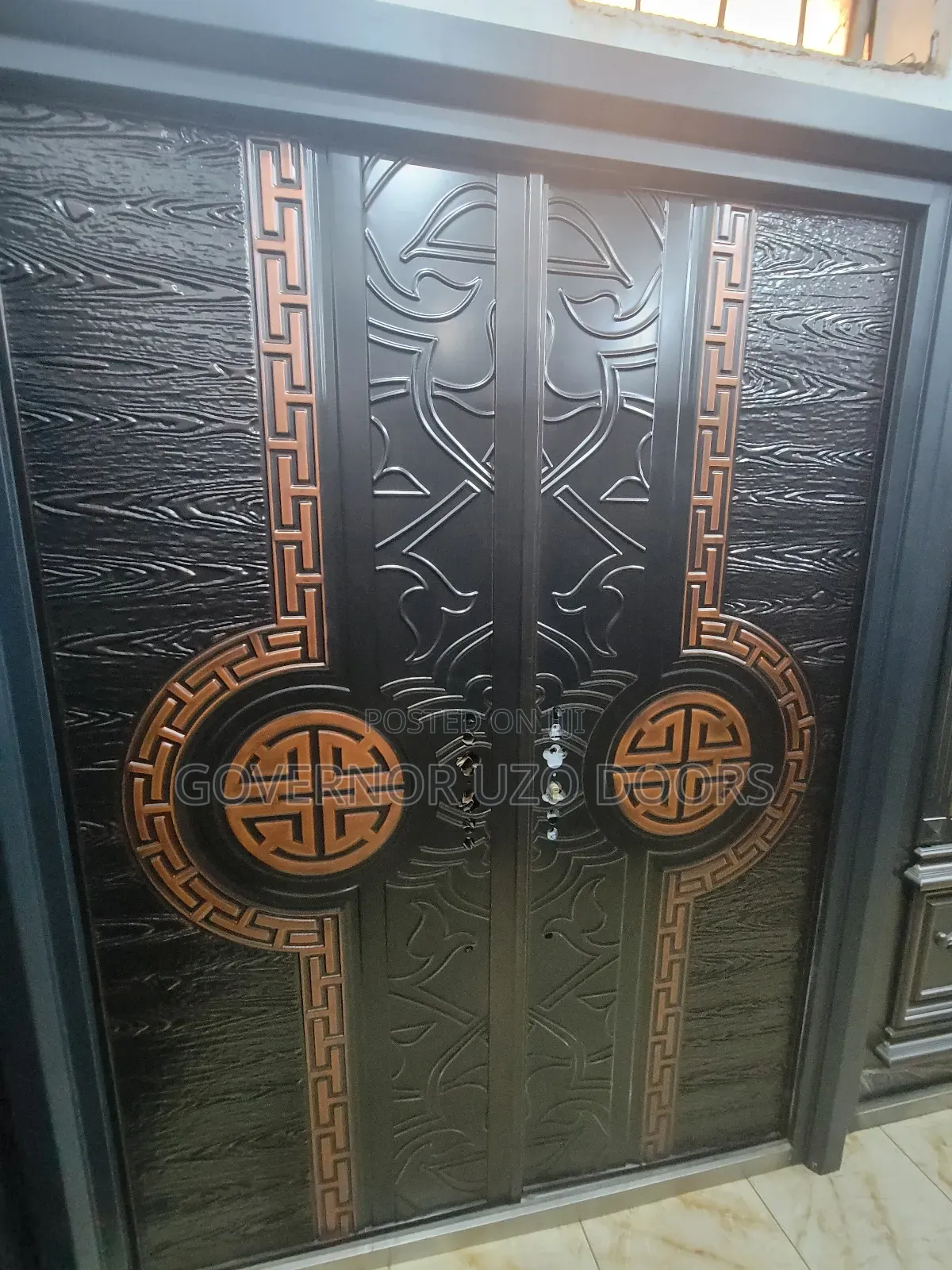 5ft Cast Aluminium Security Strong Door