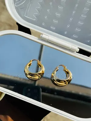 Photo - Xuping Hoops Gold Earrings in Lagos. Quality Earrings