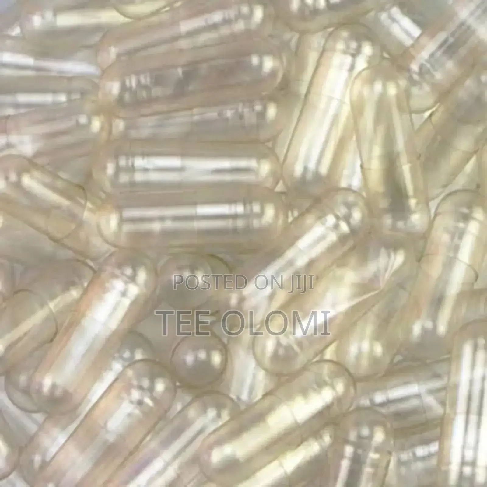 Empty Gelatin Capsules/Size 0/1,000 PC's
