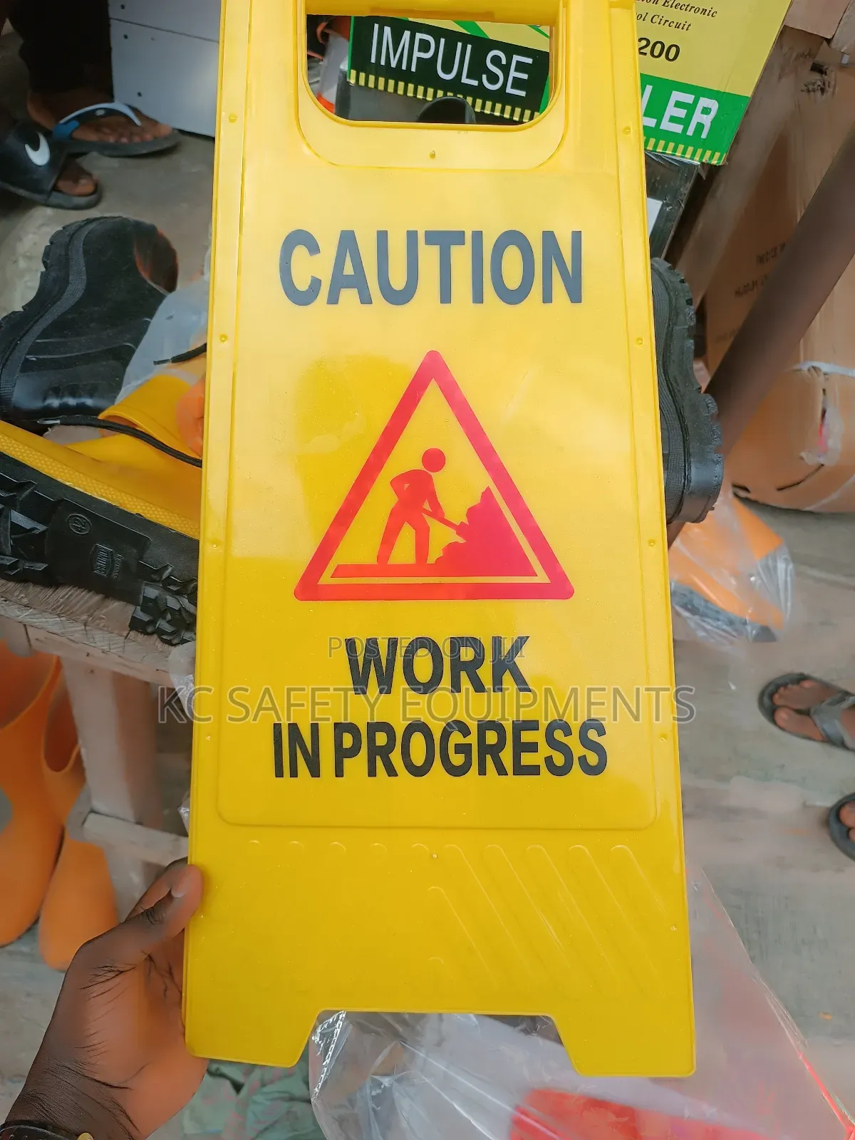 Work In Progress Signs