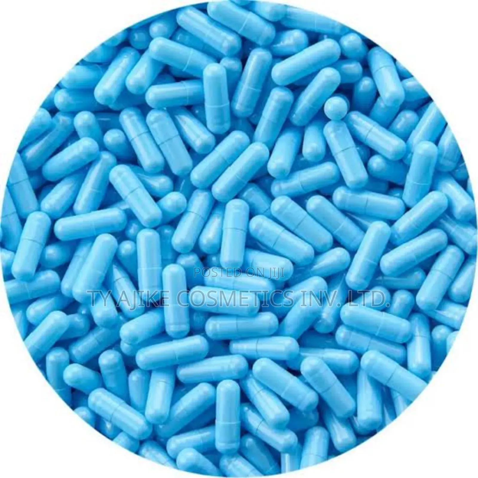 Empty Gelatin Capsules/Sky Blue/Size 0/1,000 Pc's