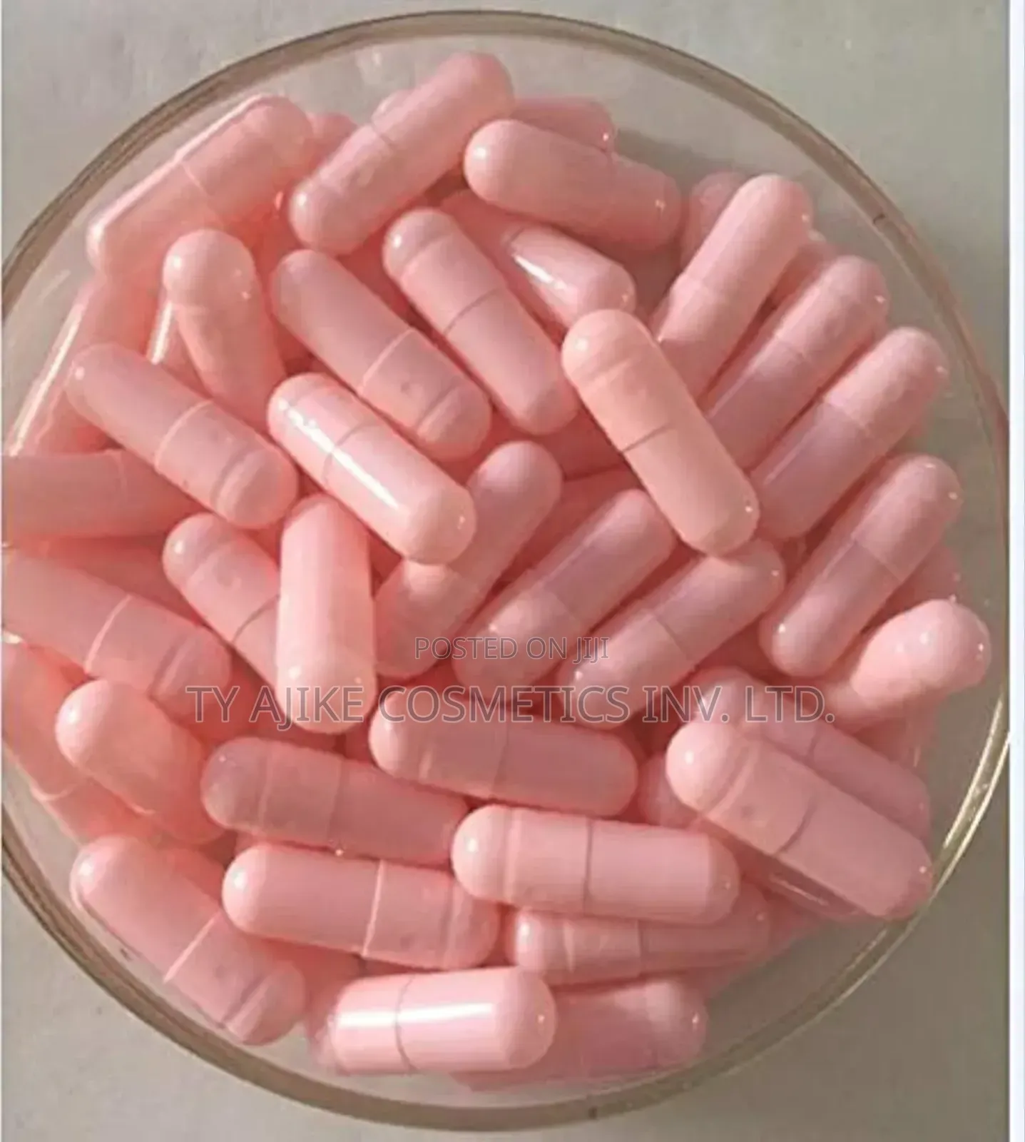 Empty Gelatin Capsules/Pink/Size 0/1,000 Pc's