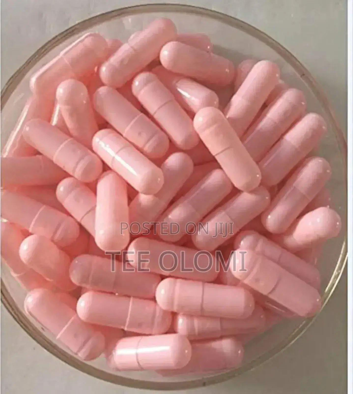 Empty Gelatin Capsules/Pink/Size 0/1,000 PC's