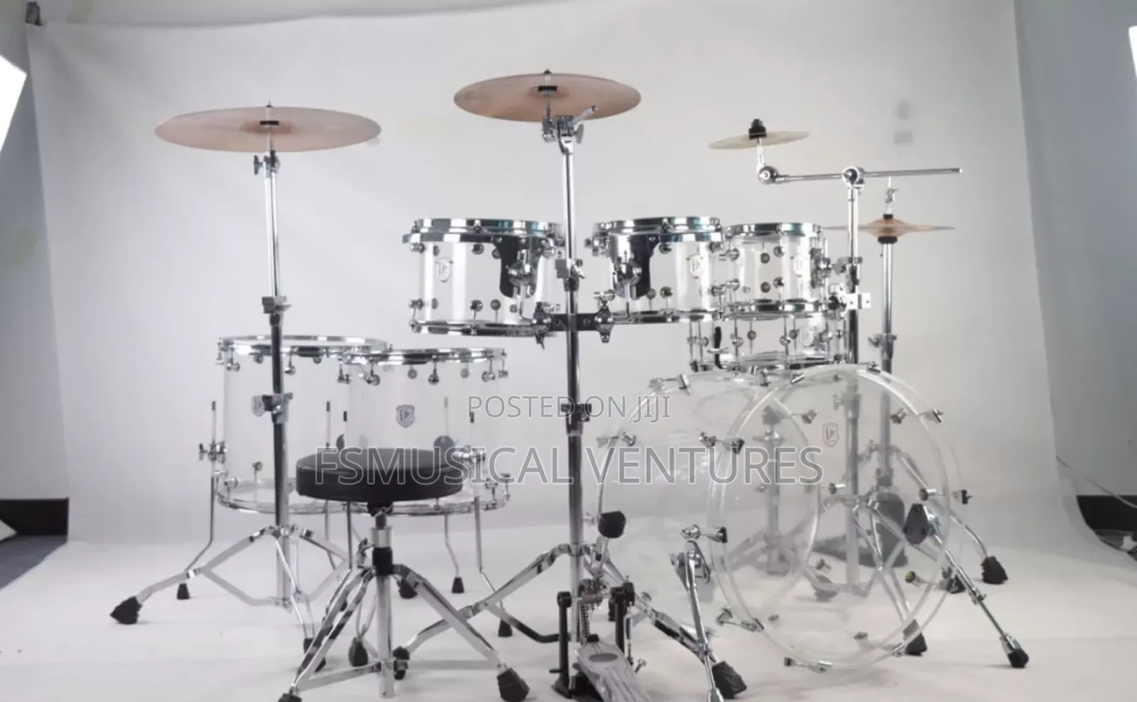 SJC Acrylics 7 Set Professional Drum