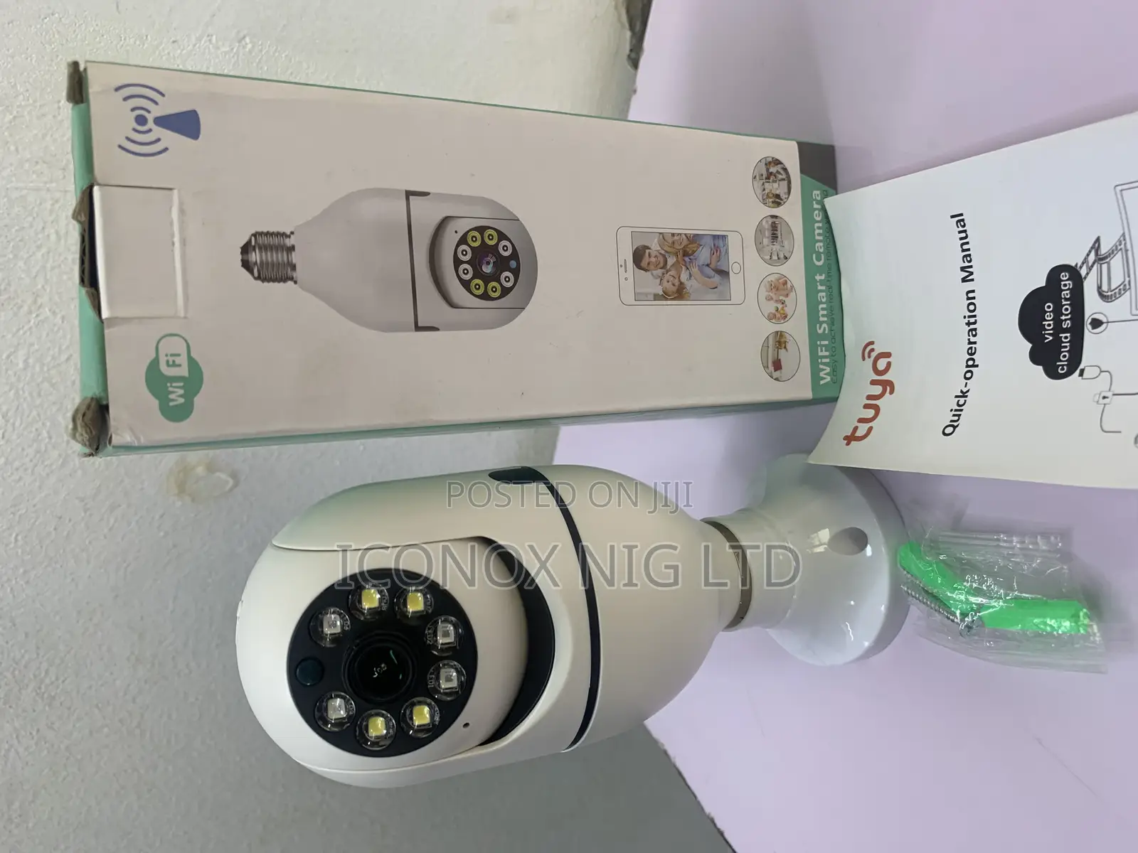 Bulb Security Camera Wi-Fi 360° Tuya Smart Indoor 3mp Camera