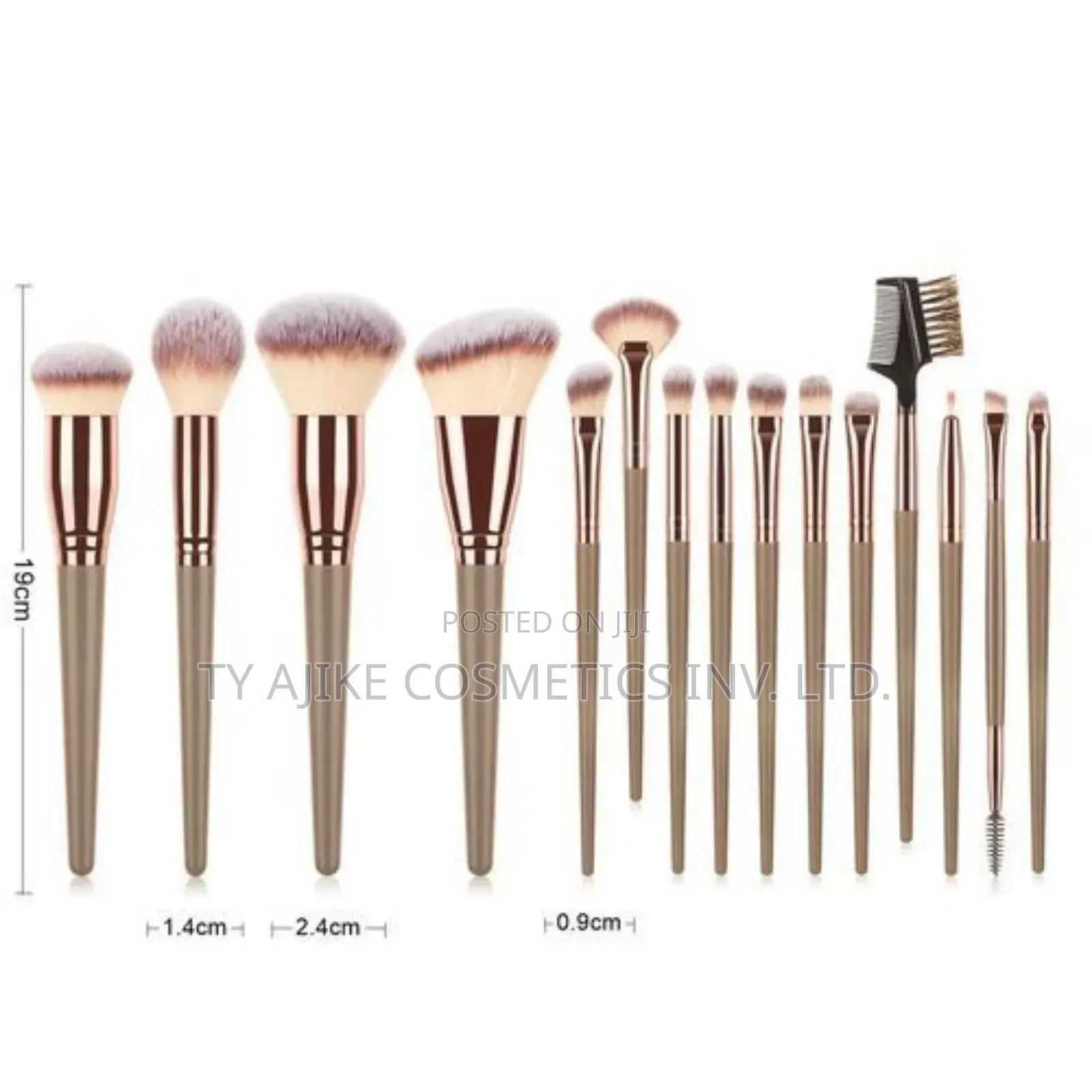 15 Pc's Professional Make-Up Brush Set