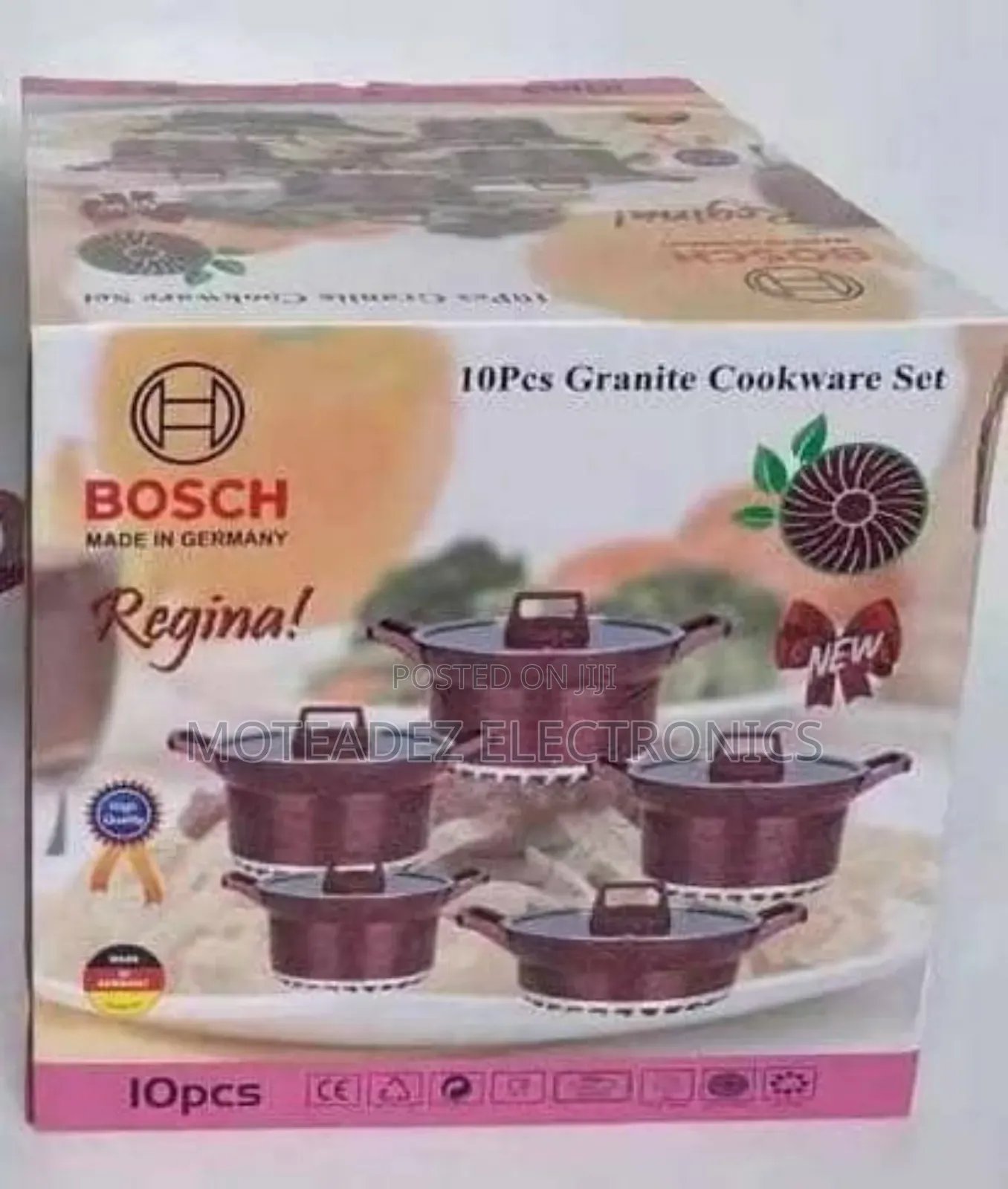 Bosch 10pcs Granite Non Stick Induction Cookware Sets
