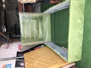 Green Shade Padded Bed Frame