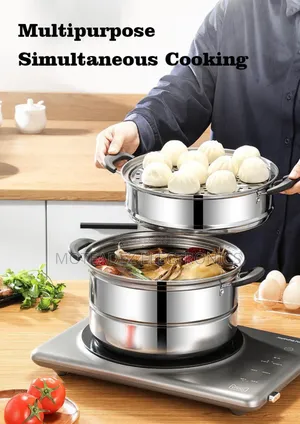 28cm High Quality 3 Layers Stainless Steel Multifunction Steamer Pot