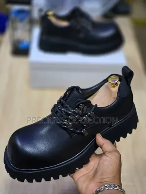 Men's Balenciaga Face Lift Matte Leather Shoe