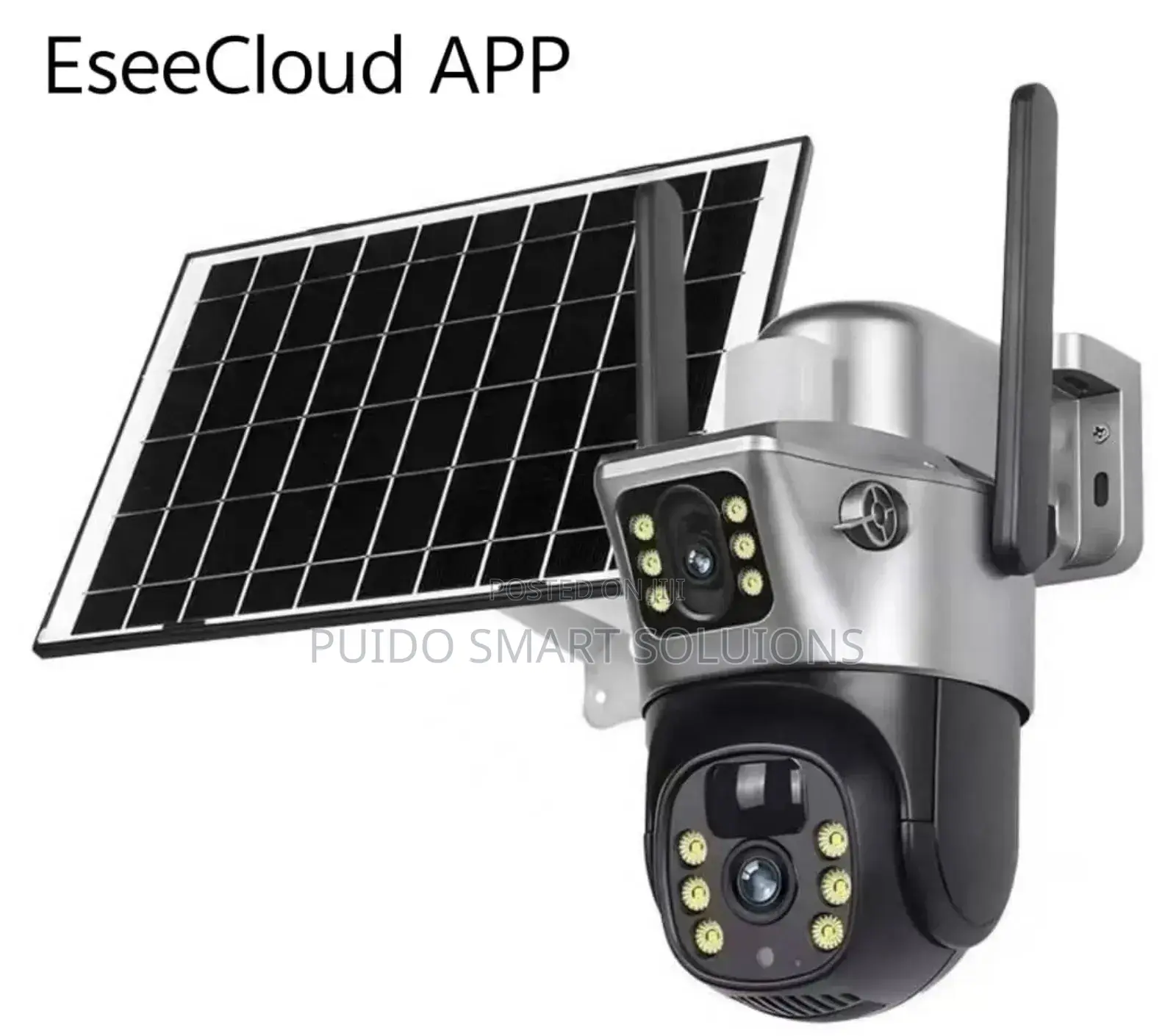 10mp Dual Lens 4g Sim PTZ Solar Camera