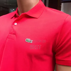 High Quality Collar Neck Original Lacoste Polo Avl In 7 Col