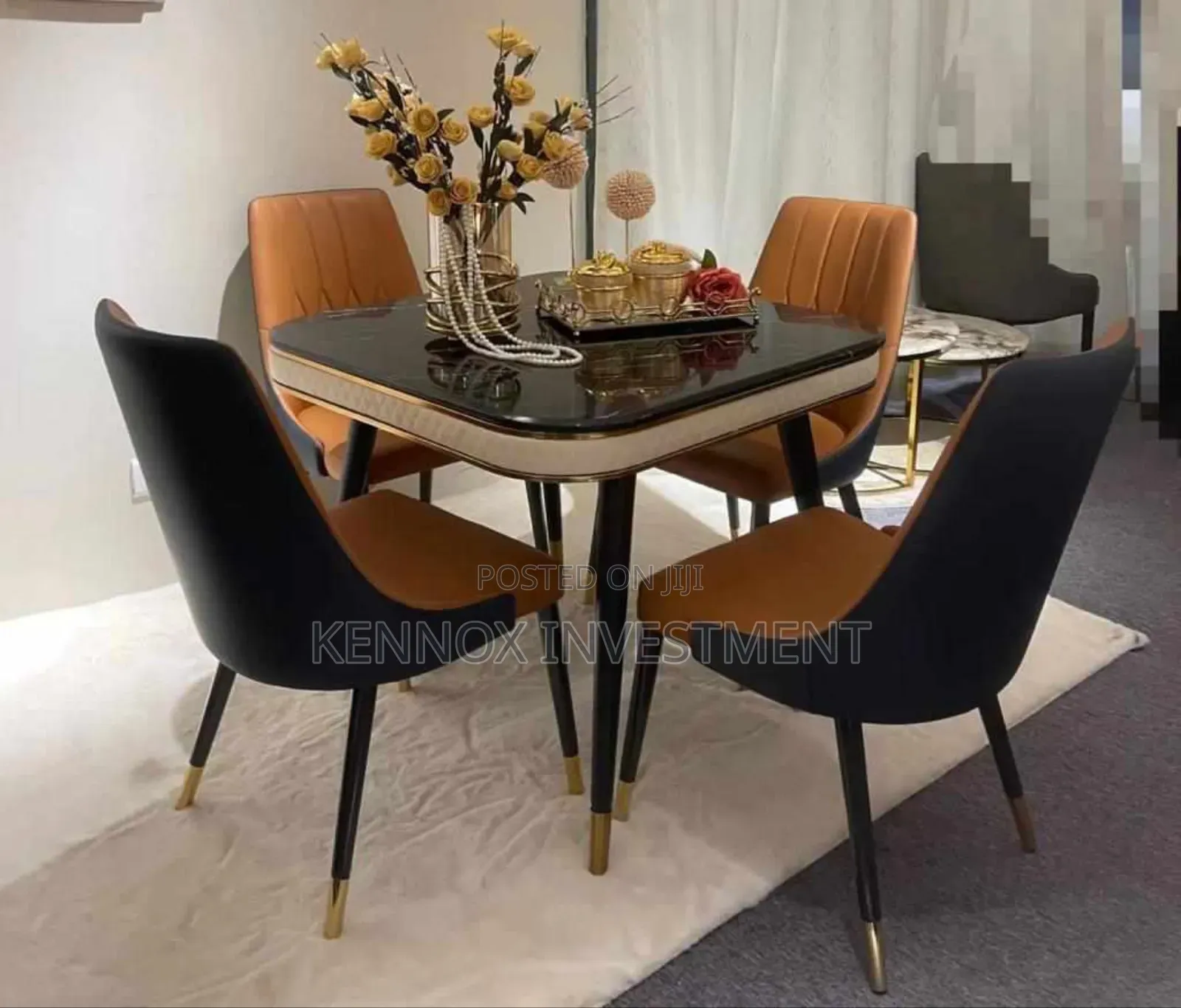 4 Seaters Marble Dining