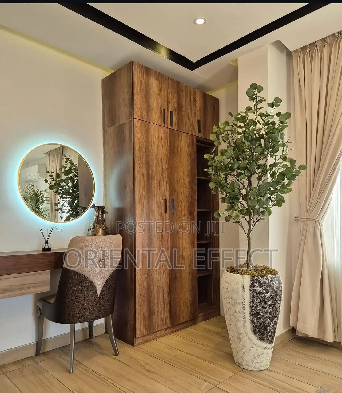 Rustic Big Rotunda Pot With Eucalyptus Tree 215cm