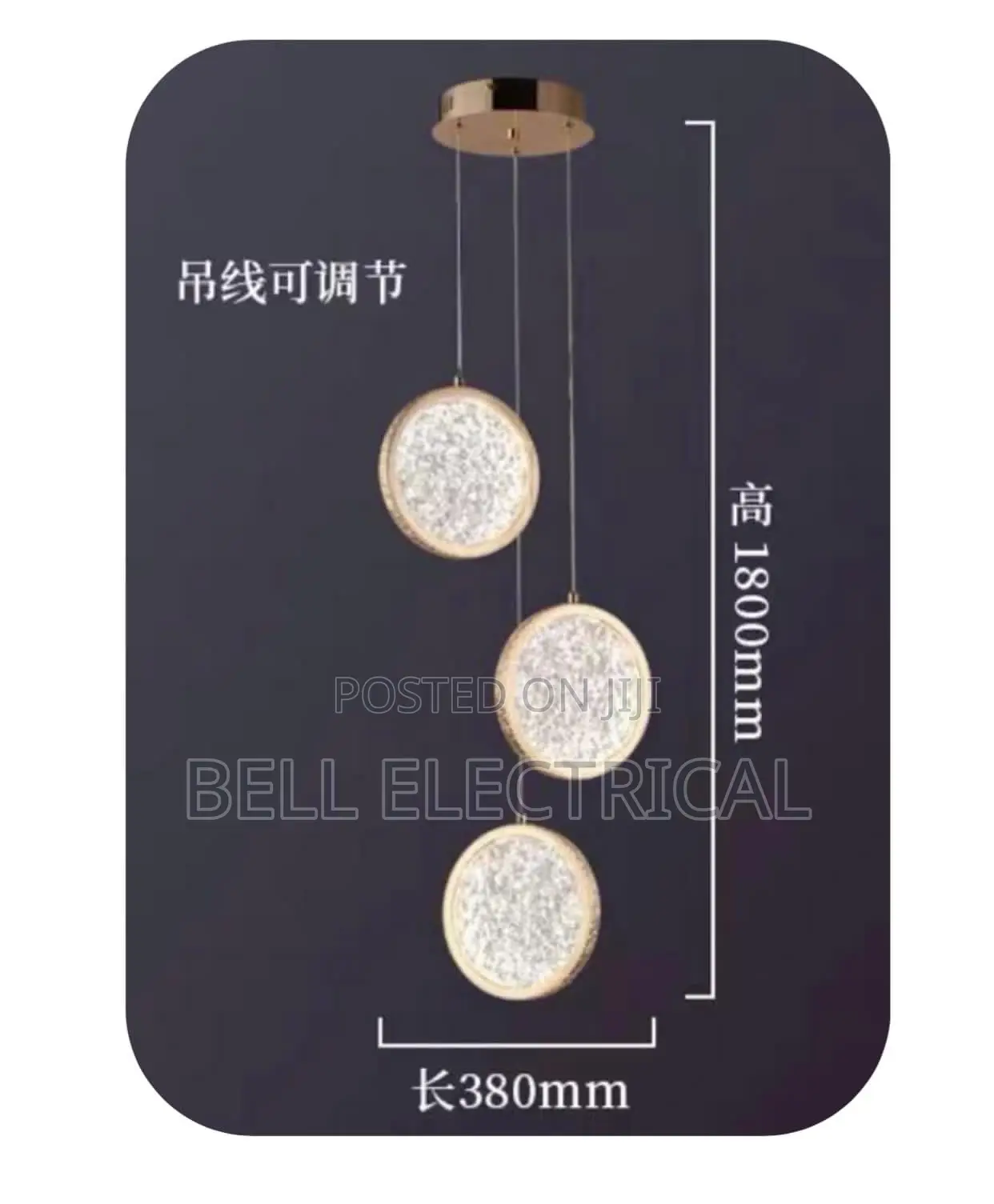 Nordic Modern Led Pendant Light Gold