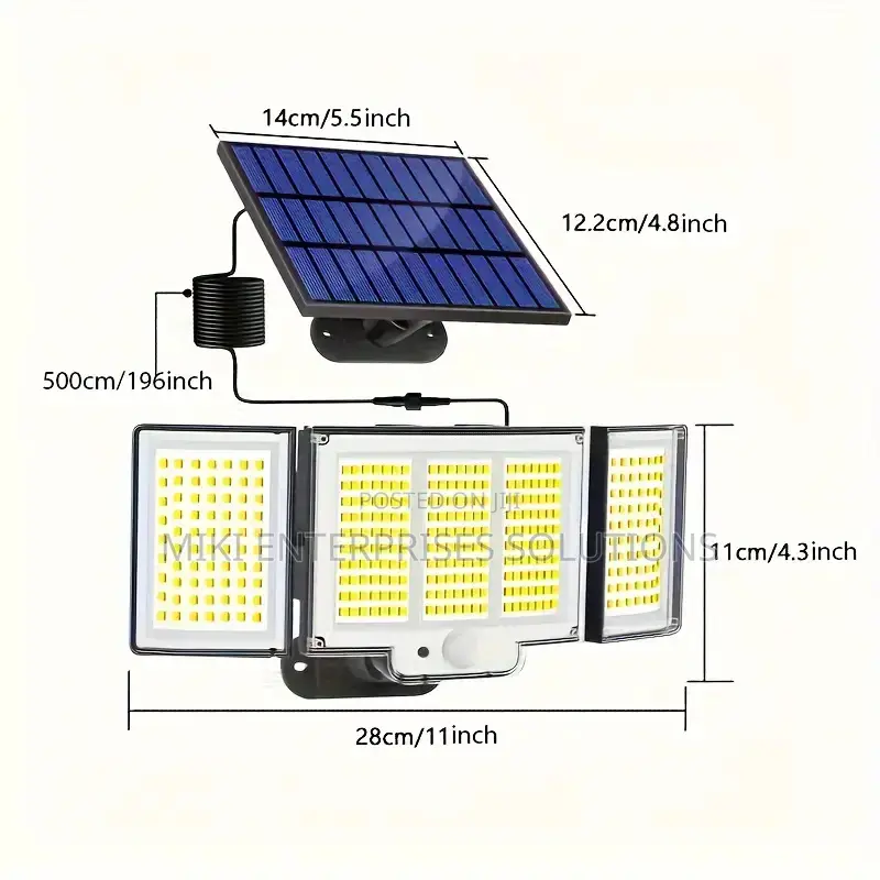 348 Led Solar Wall Lights.
