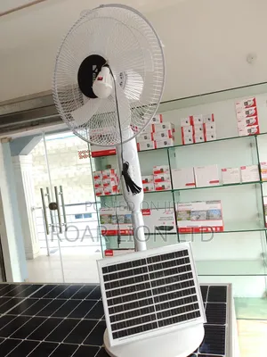 Solar Rechargeable Fan With Panel 16inches