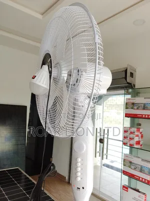 Solar Rechargeable Fan With Panel 16inches