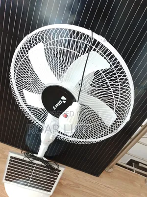 Solar Rechargeable Fan With Panel 16inches