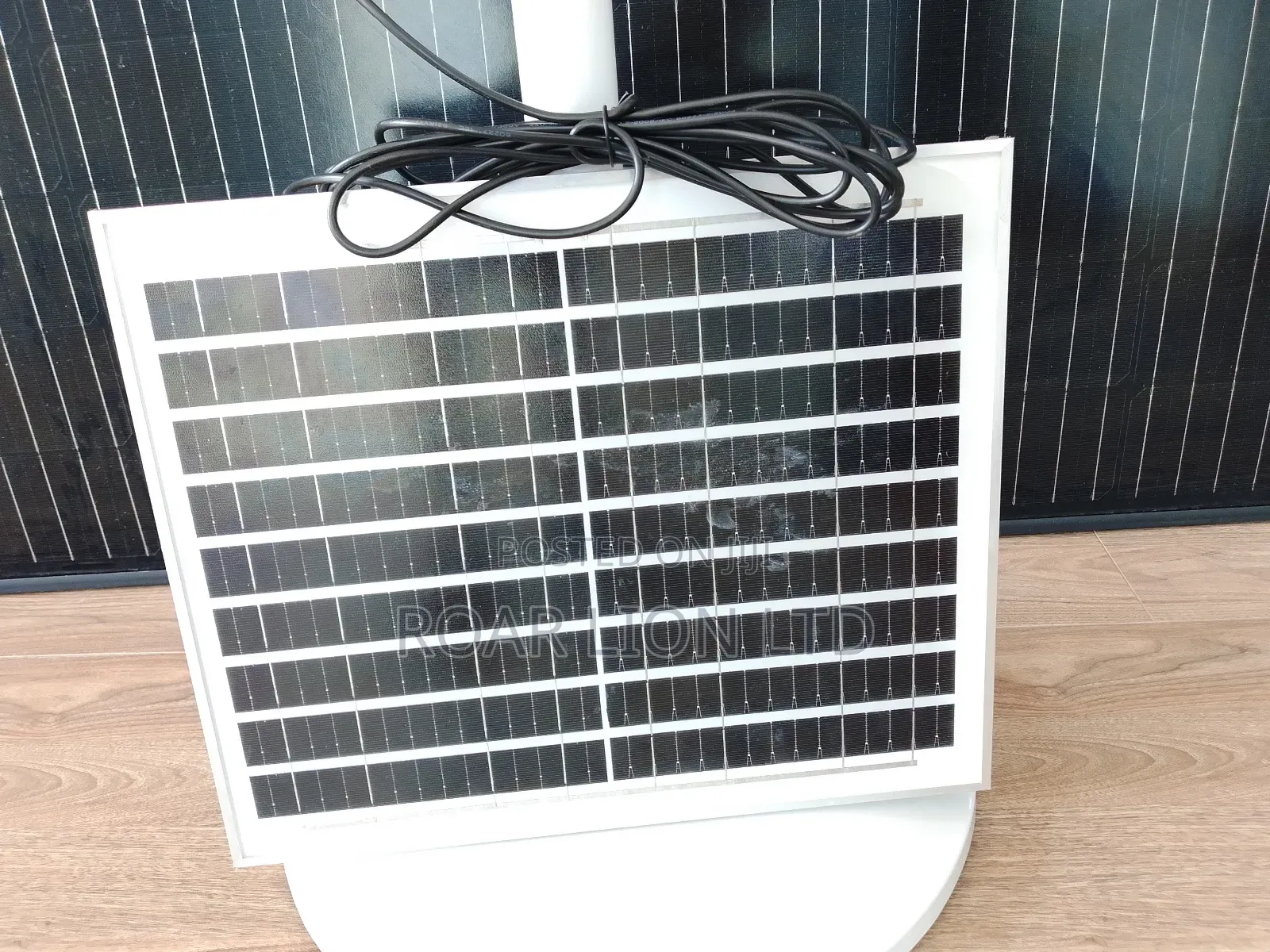 Solar Rechargeable Fan With Panel 16inches
