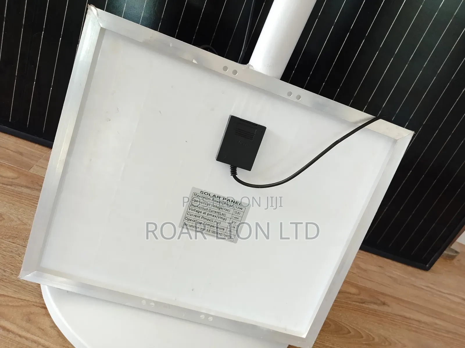 Solar Rechargeable Fan With Panel 16inches