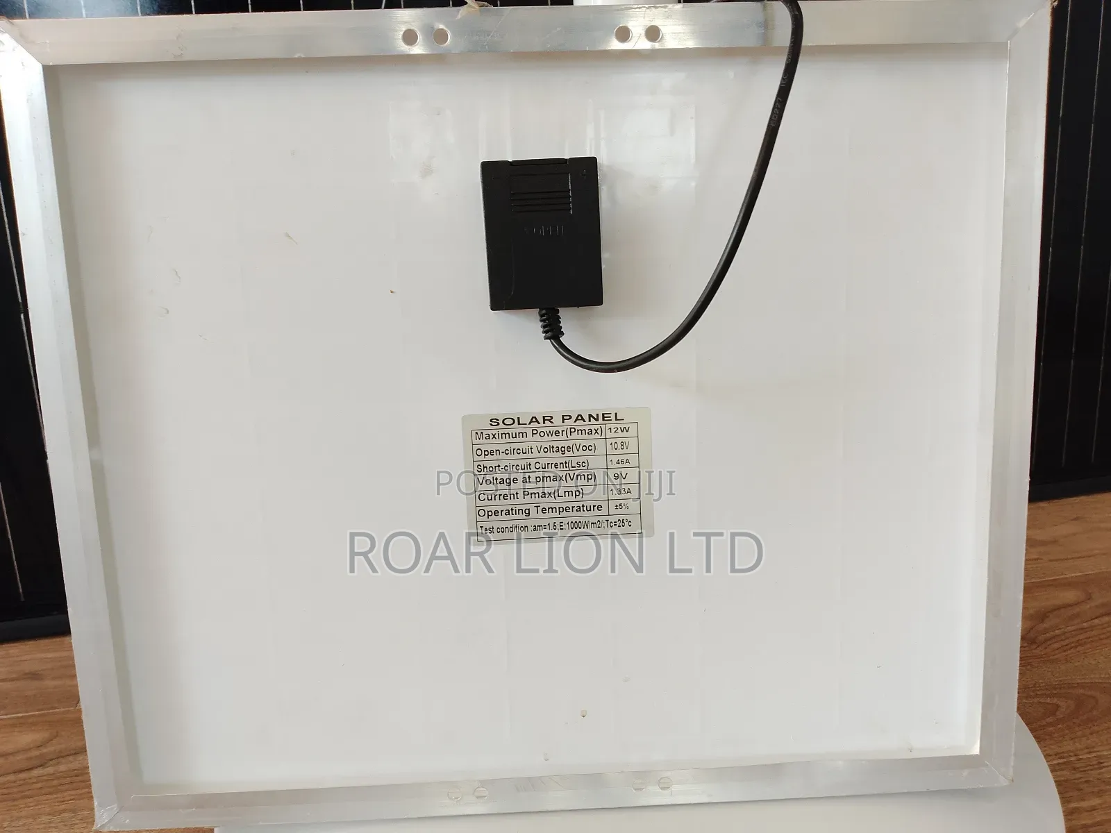 Solar Rechargeable Fan With Panel 16inches