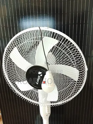 Solar Rechargeable Fan With Panel 16inches