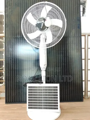 Solar Rechargeable Fan With Panel 16inches