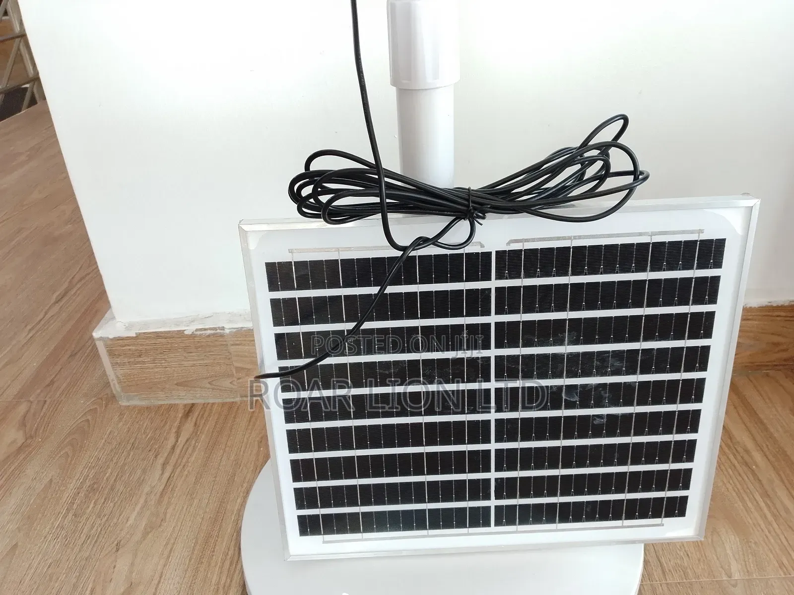 Solar Rechargeable Fan With Panel 16inches