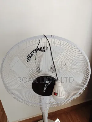 Solar Rechargeable Fan With Panel 16inches