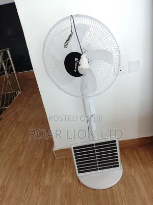 Solar Rechargeable Fan With Panel 16inches