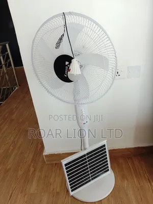 Solar Rechargeable Fan With Panel 16inches