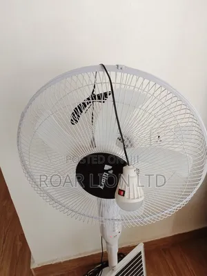 Solar Rechargeable Fan With Panel 16inches